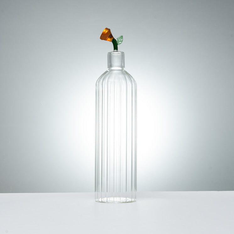 Carafe en Verre Design + 1 Bâton Charbon Végétal Français