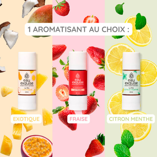 Duo nomade : 4 filtres à gourde + 1 extrait