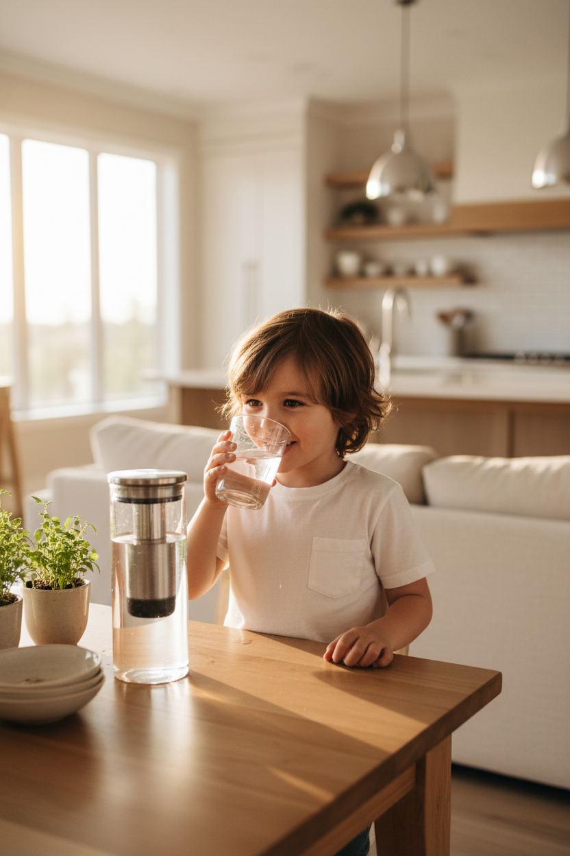 Carafe Filtrante en Verre 1,5L — Filtration Naturelle sans BPA