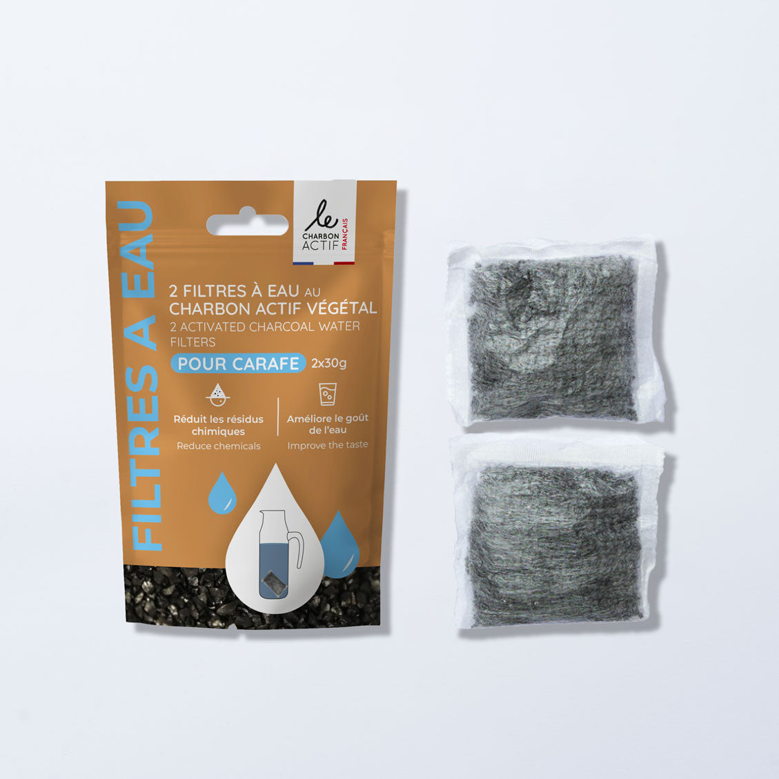 activated charcoal water filter bag pack for water filter entire house reduces chemicals improves taste